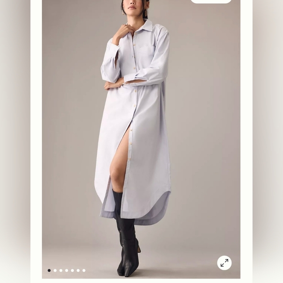 LONG SHIRTDESS BY ANTHROPOLOGIE NWOT - Picture 1 of 4